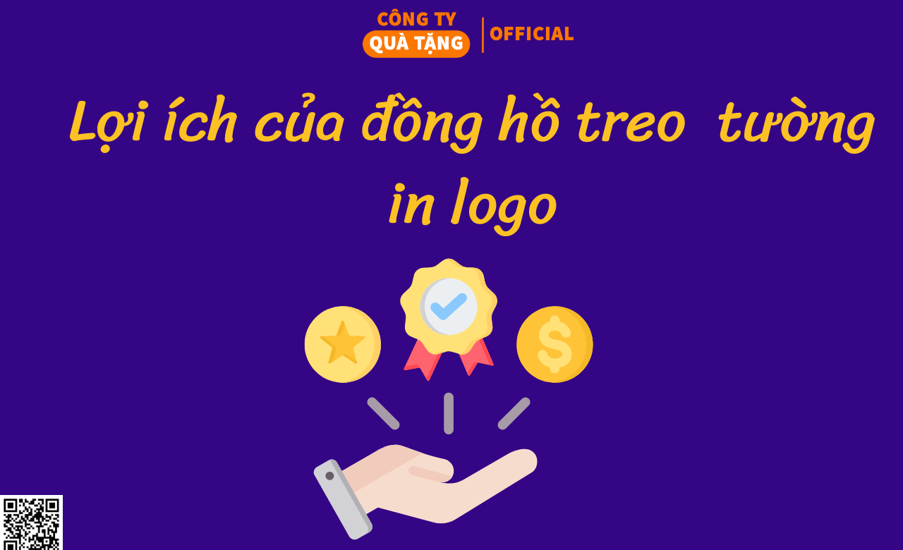 Lợi ích của đồng hồ treo tường in logo