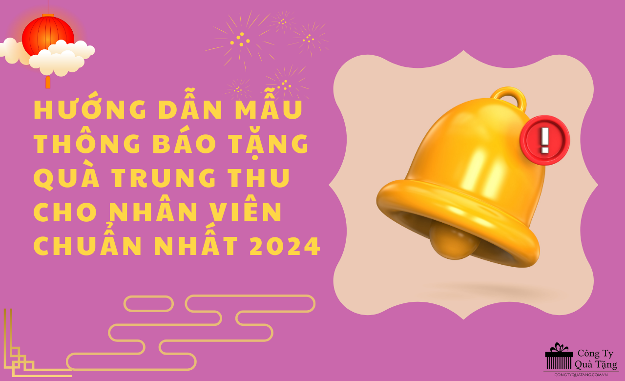 Mẫu thông báo tặng quà Trung thu