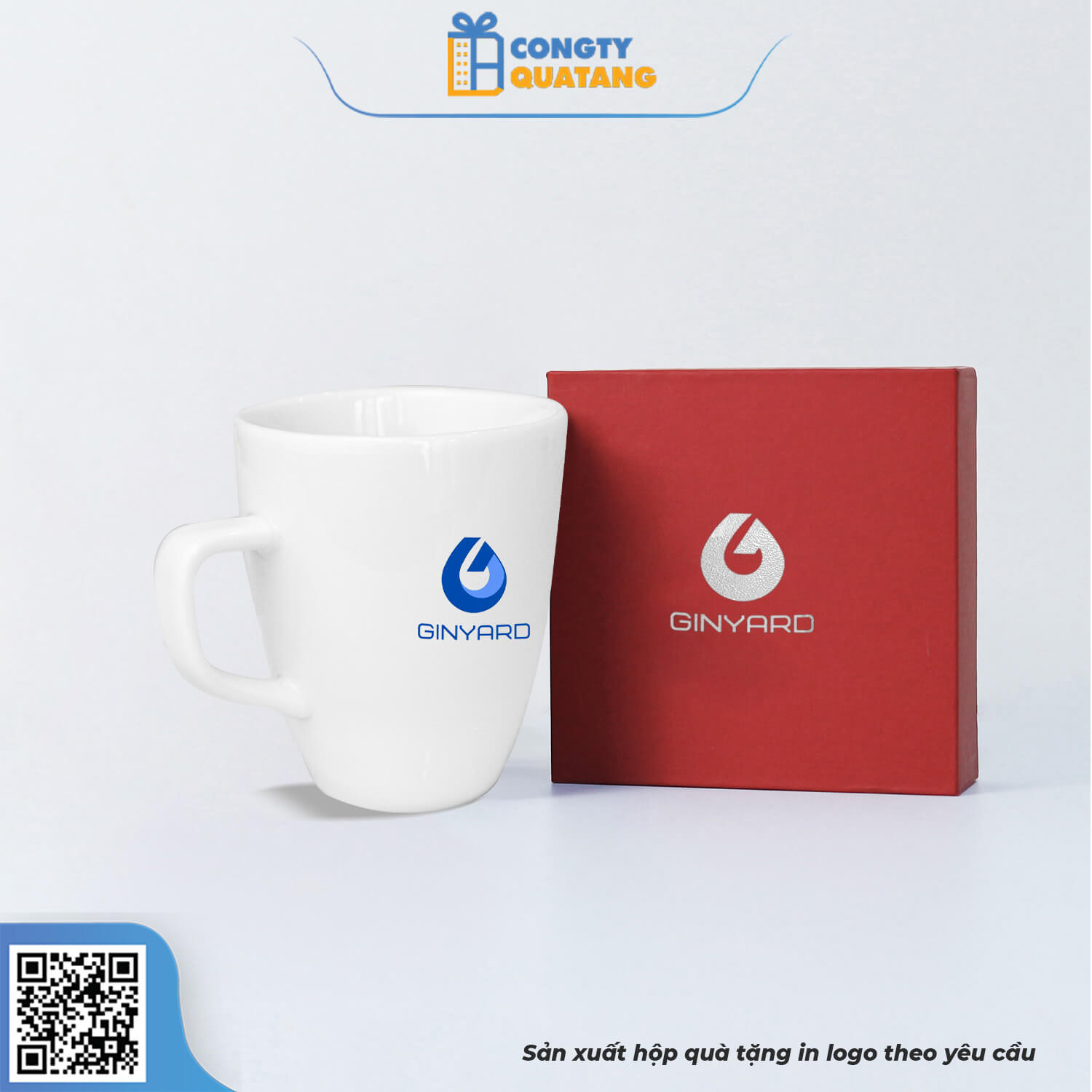Bộ Ly Sứ Trắng Espresso 1 QT-CS119 - Congtyquatang.com.vn