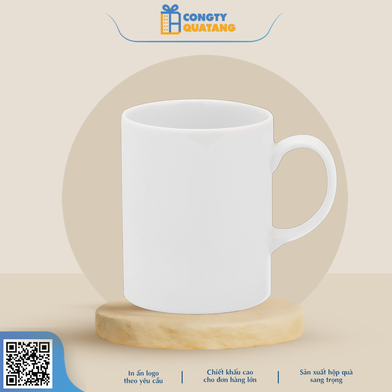 Ly Sứ Minh Long Jasmine Trắng 0.30L 153004000 - Congtyquatang.com.vn