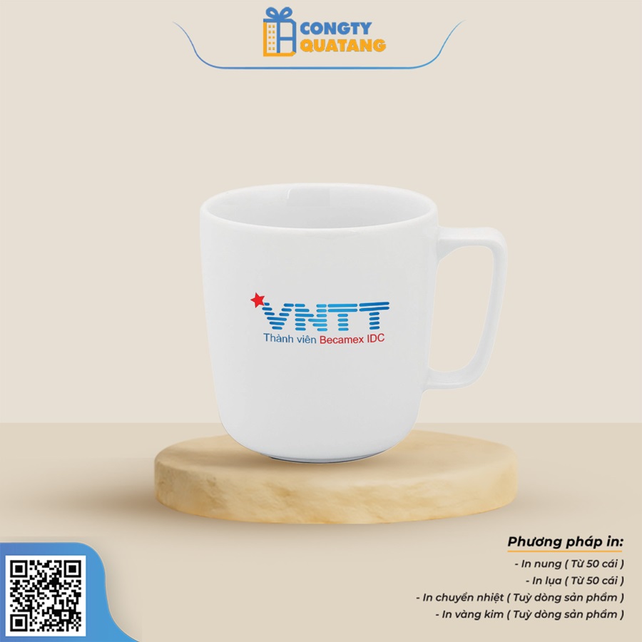 Ly Sứ Minh Long 0.38L Jasmine Trắng - Congtyquatang.com.vn