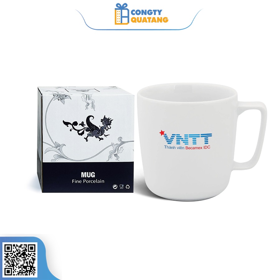 Ly Sứ Minh Long 0.38L Jasmine Trắng - Congtyquatang.com.vn
