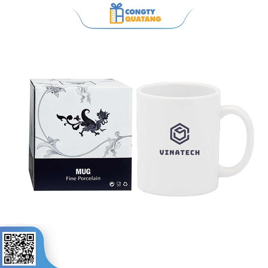 Ly Sứ Minh Long Jasmine Trắng 0.36L - Congtyquatang.com.vn