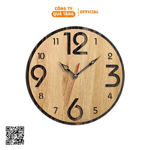 Đồng hồ treo tường gỗ
