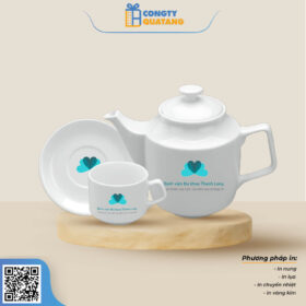 Bộ ấm trà Minh Long 1.1 L Jasmine - Trắng 01111100003