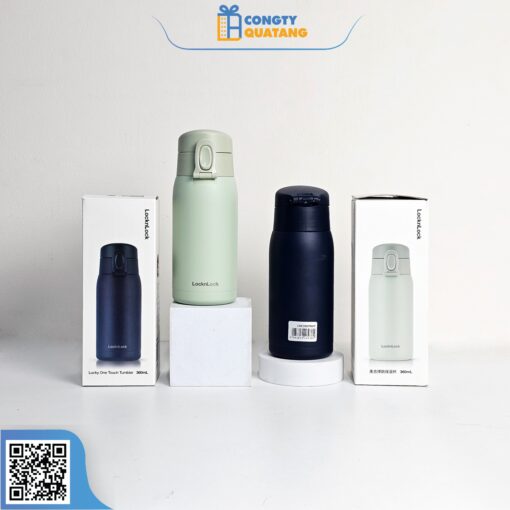 Bình Giữ Nhiệt LocknLock 360ml School Fit Daily Rock One Touch Tumbler LHC3307 - Congtyquatang