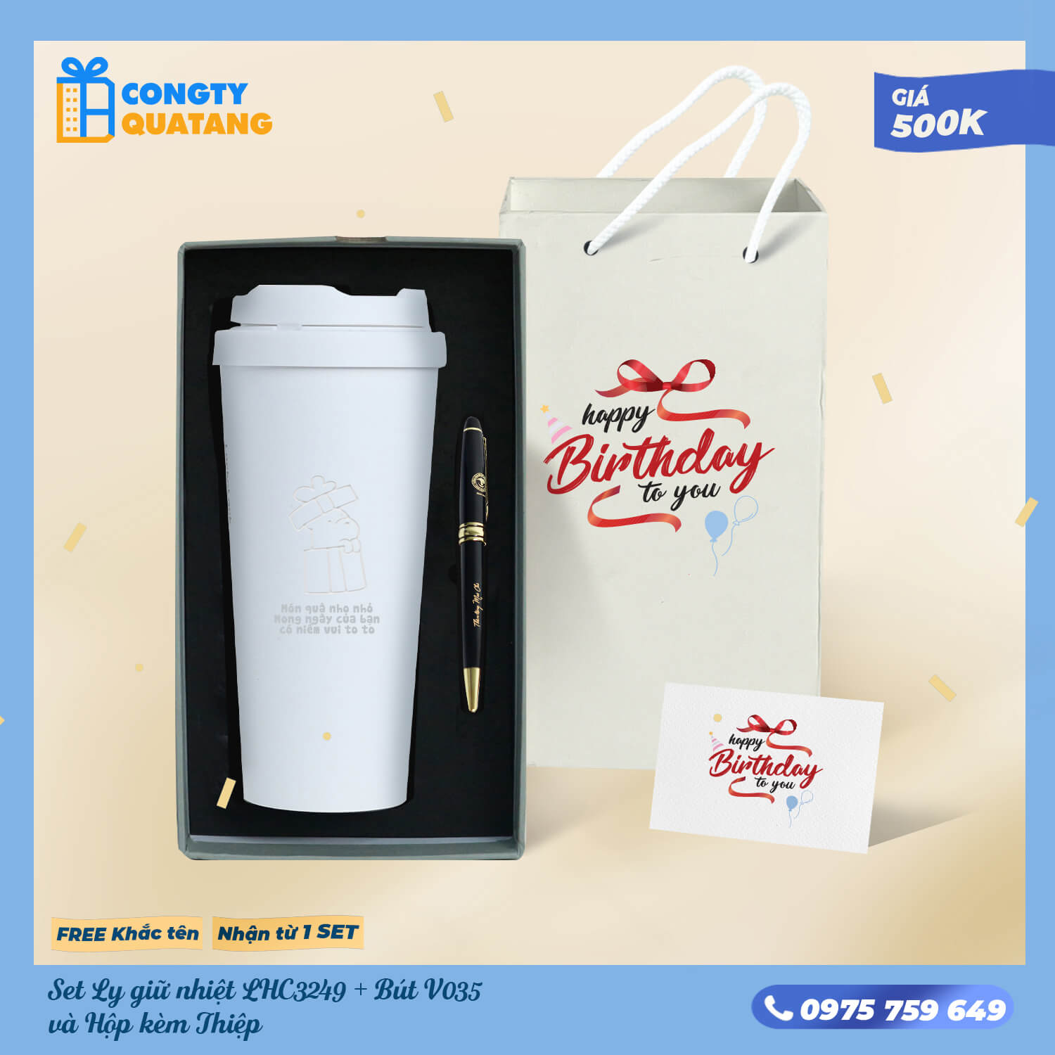 Set Quà Tặng Sinh Nhật Nhân Viên