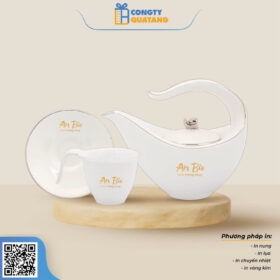 Bộ Ấm Chén Minh Long 0.45 L – Anh Vũ – Chỉ Bạch Kim 1458004303 - congtyquatang.com.vn