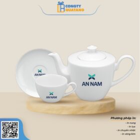 Bộ Ấm Chén Minh Long 0.65 L – Daisy – Trắng 1655200003 - Congtyquatang.com.vn