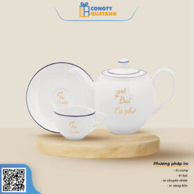 Bộ Ấm Chén Minh Long 1.1 L – Camellia – Chỉ Xanh Dương 1113802103 - congtyquatang.com.vn