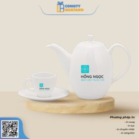 Bộ Ấm Chén Minh Long Cao 0.47 L – Anna – Trắng Ngà 68470300003 - Congtyquatang.com.vn