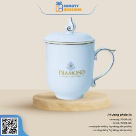 Cốc Sứ Minh Long 0.30L Mẫu Đơn IFP Chỉ Vàng 153009014 - Congtyquatang.com.vn