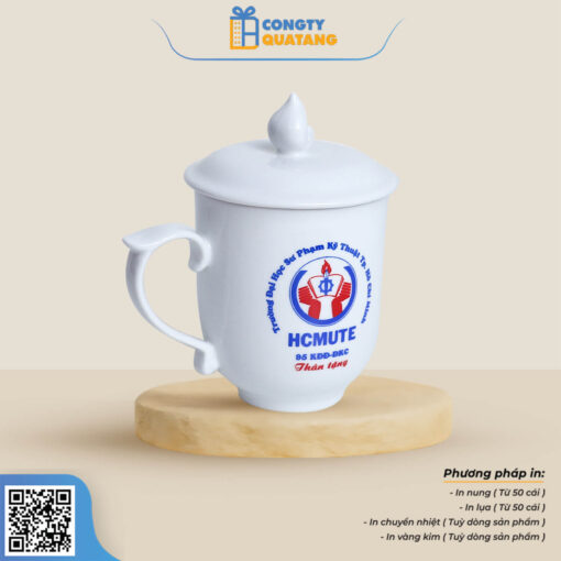 Cốc Sứ Minh Long 0.30 L – Mẫu Đơn – Trắng 153009000 - Congtyquatang.com.vn
