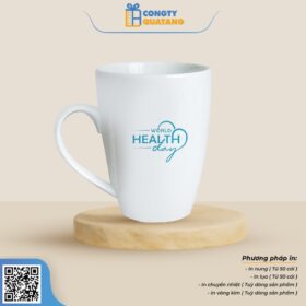 Ly Sứ Trắng Thóp QT-CS106 - Congtyquatang.com.vn
